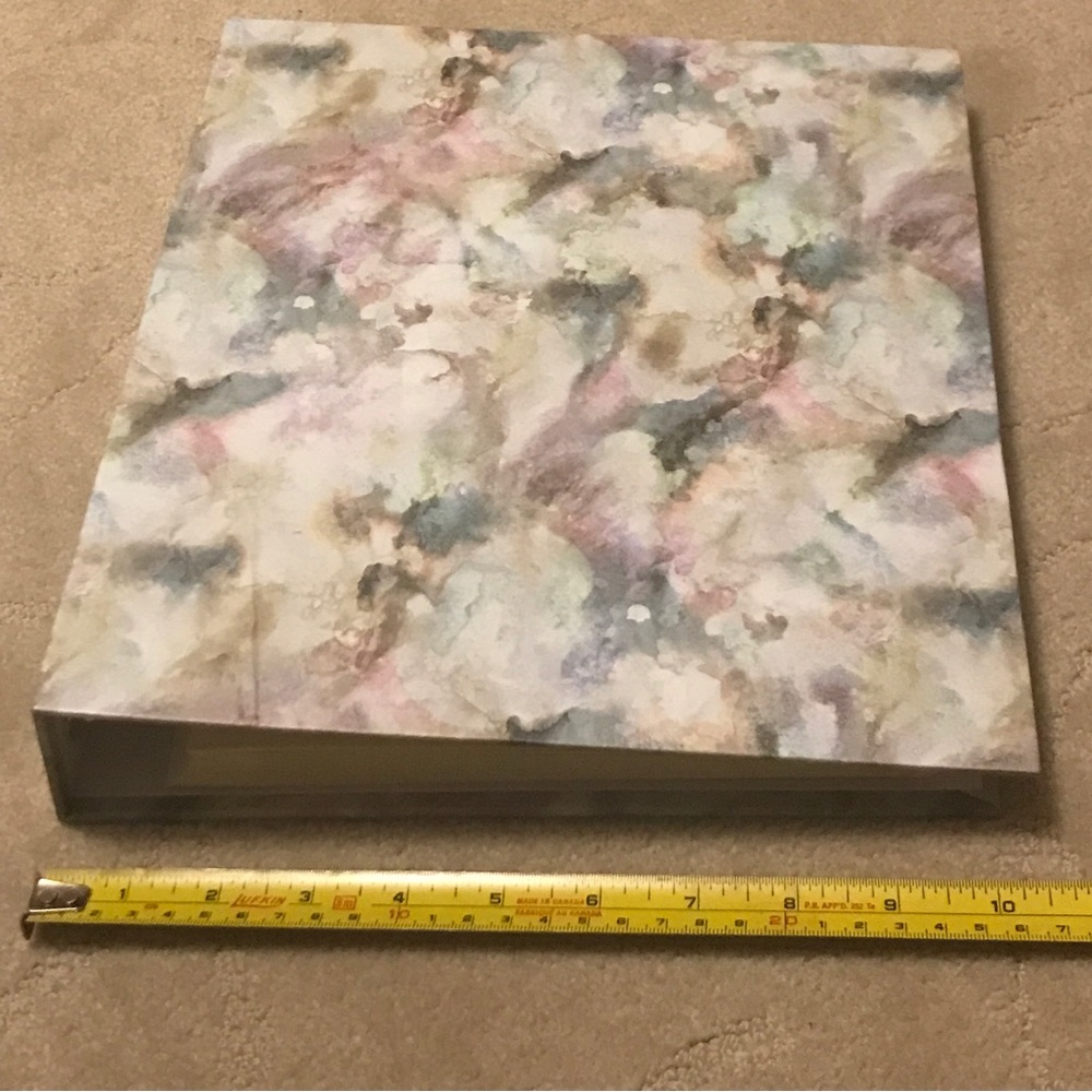 (Used) Michaels Watercolor Self-Adhesive/Magnetic/Sticky Photo Album